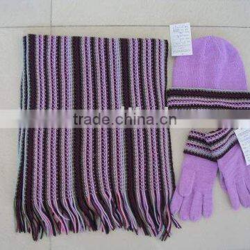 acrylic knitted sets