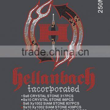 Custom All Kinds of Text and Patterns Hot Fix Rhinestone Made in China photo-5