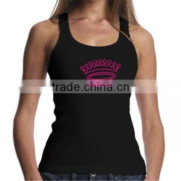 Wholesale White Plain Tank Tops Custom Rhinestone And Printing Design For Men And Women photo-6
