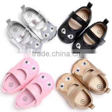 2017 pink black 1 month baby gift animal design cat cute child shoe