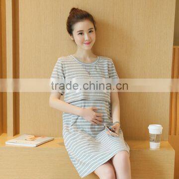 zm51724a Good look ladies breastfeeding dress maternity clothes