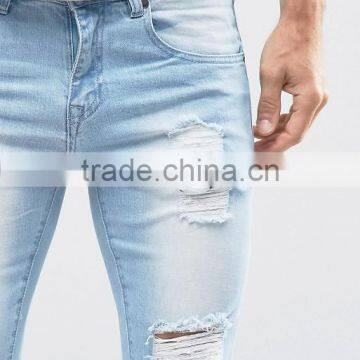Hot Sale New Fashion Cheap Denim Jeans Pant Grazer Jeans Trousers photo-3