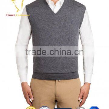 Hot Sale 100 Cashmere Sweater Vest for Men