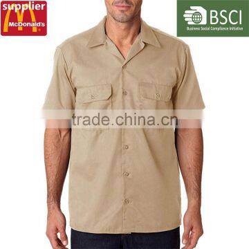 Comfortable 100% Cotton Durable Custom Logo McDonald's Work Uniforms Clothing photo-2