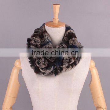 Hot Selling Europe Fashionable Custom Designed Ladies Scarfs Fur Fashion Scarf 2014 photo-2
