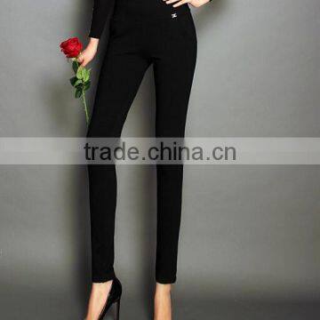 EY0077L Autumn Winter High Elastic Nine Leggings Ponte Casual Pants Women Leggings photo-3