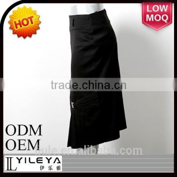 new design high waist narrow mature women in short skirt