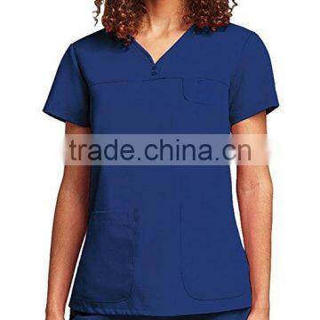 Colorful 2017 Custom Fashionable Scrub Top Nurse Hospital Uniforms Medical Scrubs Designs photo-3