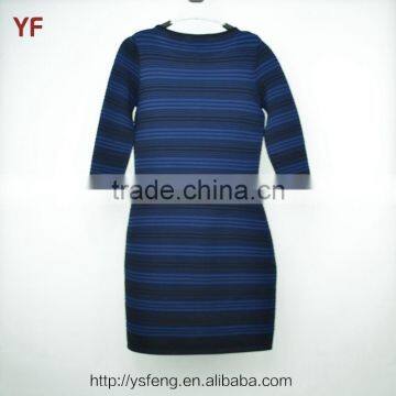 Long Sleeve One-piece Winter Girl Sweater Dress Design photo-2