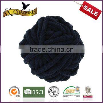 Charmkey Hot Sale Carpet Yarn Fancy Kniiting Yarn Thick Polyester Chenille Yarn photo-3