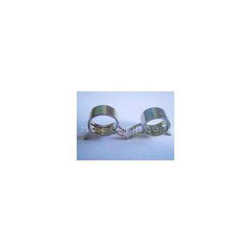 Pressure-resistant Spring Hose Clamps Galvanized 0.6 ~ 2.5mm Band Thickness