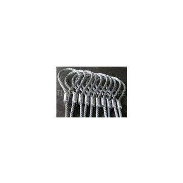 Heavy Duty Machine Swaged Soft Loop Wire Rope Slings with Galvanized Surface