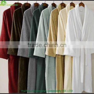 Bamboo fiber bath gown custom robe bamboo fiber toweling bath robes bathrobe prices family bath robe set