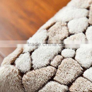 Scotland Style Grid Printed Microfiber Coral Fleece Blanket For Five-star Hotel photo-4