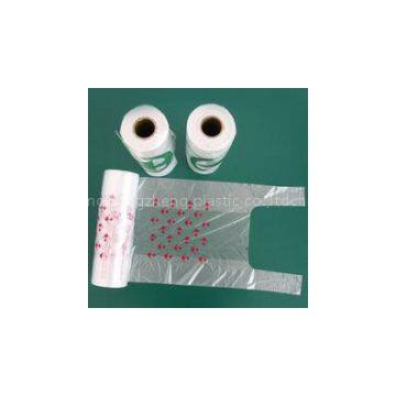 HDPE LDPE plastic shopping  bags for supermarket household
