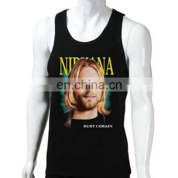 Rock band Nirvana custom print tank top,tank top vest