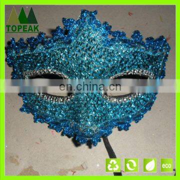 Wholesale Blue Color Half Face Masquerade Masks For Party