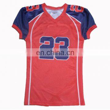 Hot selling sublimation print custom american football jersey