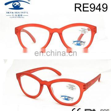 2017spring pure color red young style PC reading glasses