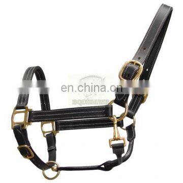 Drum Dyed Leather Halter MVE - 1059