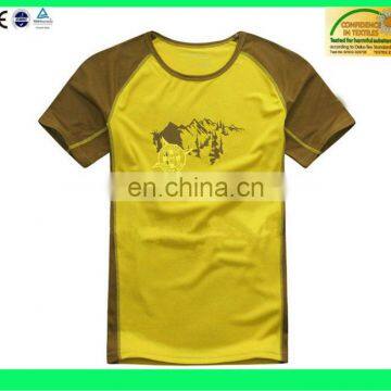 Dry Fit T-shirt With cotrast color Sleeves(6 Years  Experience)