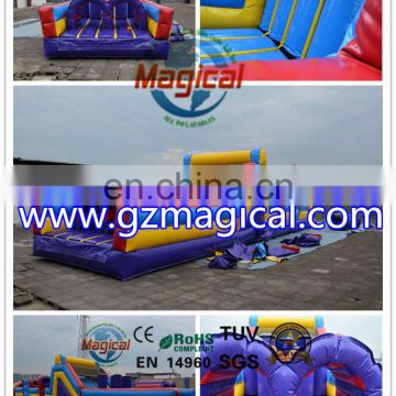 outdoor tunnel playground inflatable bouncy toys/ inflatable obstacle bounce