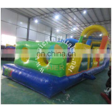 New Giant Yellow Inflatable obstacle course for kids and adult