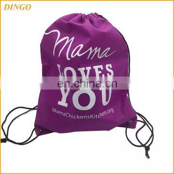 Wholesaling Factory Polyester Draw String Bag