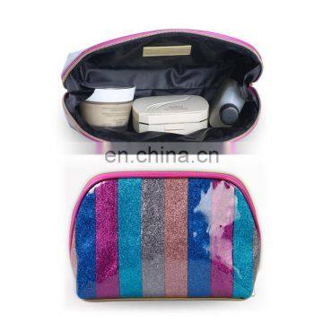 New designed Waterproof pvc Jute cosmetic bag