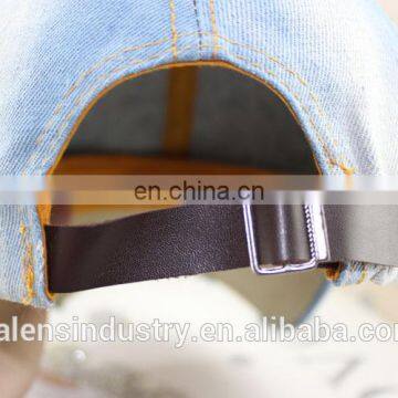 Ladies Summer Sports Hat Rhinestone Crystal HERO Blue Jean Bling Baseball Hat photo-5