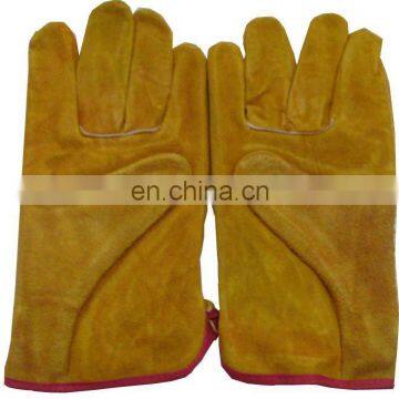 Cowhide suede Leather Gloves 707 working gloves Ri-WG-65-A