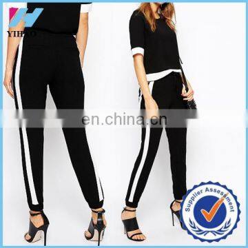 Yihao trade assurance Wholesale New fashion Contrast color Relaxed safety Jogger pants