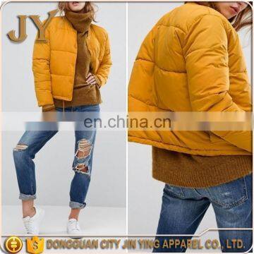 Dongguan City Padded Jackets, Concealed Zip Fastening Jackets, Short Winter Jackets Lastest Women Fashion Collection
