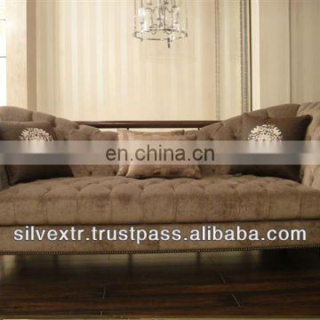 Galleria Designer 3 Seater Classic/Contemporary Sofa Tufted