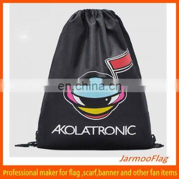 custom recyclable vinyl drawstring bags