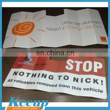 Custom Cardboard Car Window Sun Visor With Full Color Logo Printed photo-2