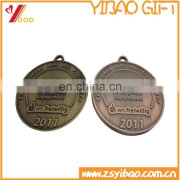 Wholesale Custom Made Antique Plated Metal Sports Medals