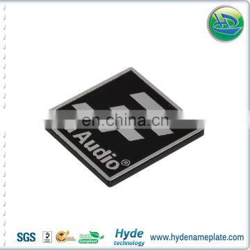 3D Brand Logo Diamond Cut Metal Nameplates,logo Embossed Aluminum/stainless Steel Label Name Plate photo-2