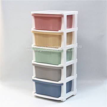 Assorted Colors Home Storage Cabinet Rack Multi Layers PP Plastic Plastic Drawer photo-2