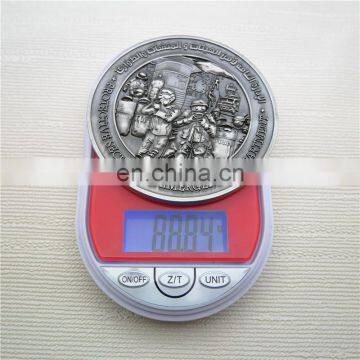 Cheap Custom Antique Nickel Plating Dubai Police Souvenir Old Metal Coin With Acrylic Box photo-4