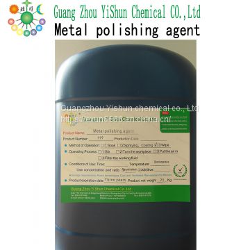 Metal polishing agent Metal cleaning agents Electroless polishing process