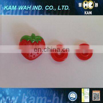 Hot Baby Online Shop for Fabric Snap Button/ Fabric Fasteners/customized Colorful Strawberry Shape Using for Baby Diaper photo-4