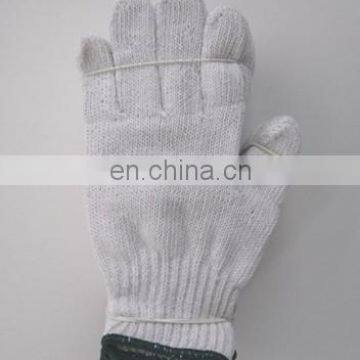 raw white cotton gloves for safety working