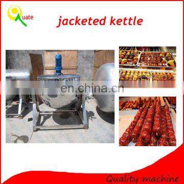 Stainless steel electric/ steam jacketed cooking kettle with agitator used for jam & sugar cooker