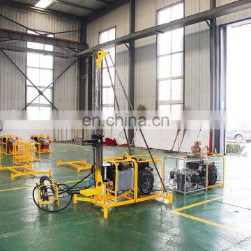 Portable man geological coring drilling rig for mountain rock drilling