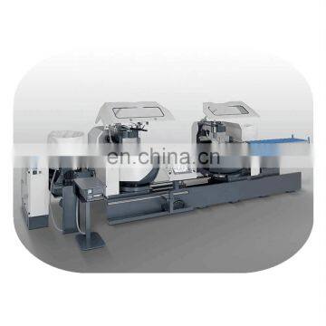 Double-head advanced sawing machine for aluminum profiles