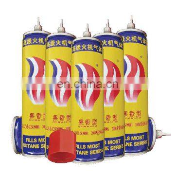 China butane lighter gas 50g and purified butane gas