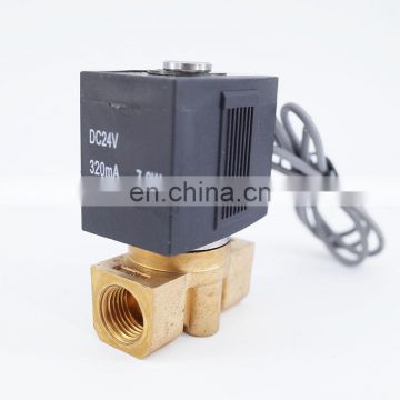 2 way direct acting solenoid valve 1/4" BSP VX2120 24V DC Normally close Wire lead smc type gas solenoid valves 7bar