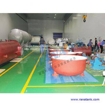 Factory wholesales New durable 45 cubic steel lining PTFE/ PFA/ ETFE anticorrosive equipment with long Service life 15-20 years Industrial Chemical storage Tank movable portable container and pressure vessel