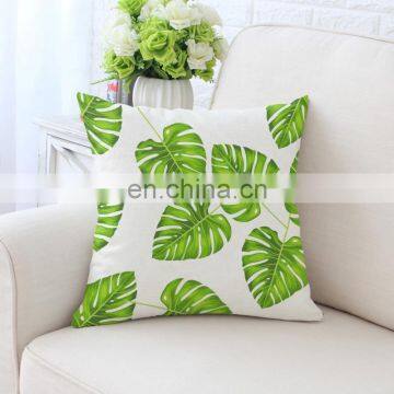 I@home Pastoral Style Digital Printing Office Lumbar Back Support Pillow Cushion Cover